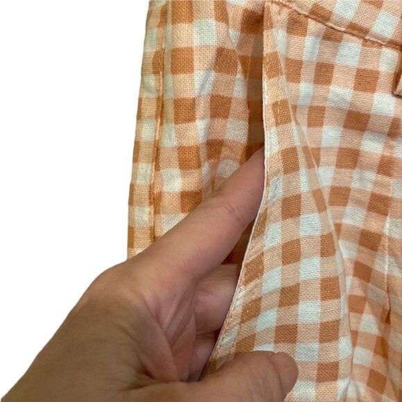 NWT MOTEL ROCKS Lexta Gingham Checked Pink Hight Waisted Shorts 50s Retro SZ XS - Picture 6 of 10